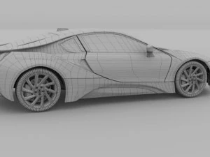BMW i8 Modello 3D