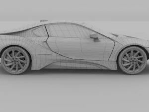 BMW i8 Modello 3D