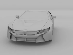 BMW i8 Modello 3D