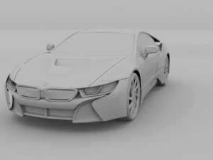 BMW i8 Modello 3D