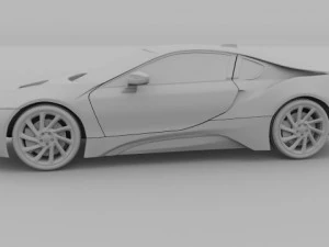BMW i8 Modello 3D