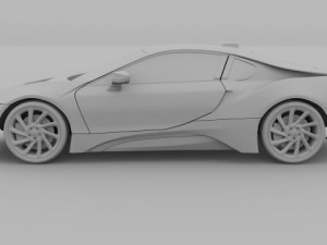 bmw i8 3D 模型