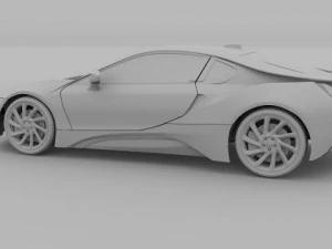 BMW i8 Modello 3D