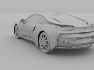 BMW i8 Modello 3D