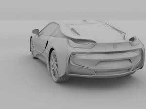 BMW i8 Modello 3D