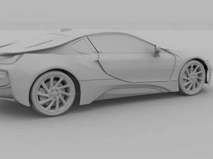 BMW i8 Modello 3D