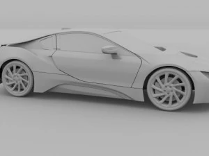 BMW i8 Modello 3D