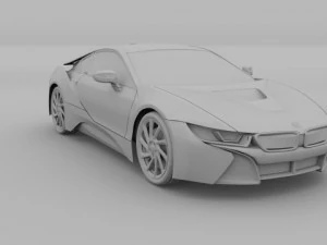 BMW i8 Modello 3D