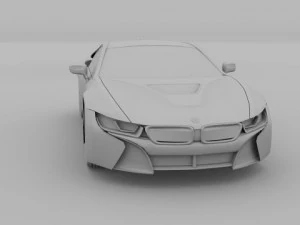 BMW i8 Modello 3D