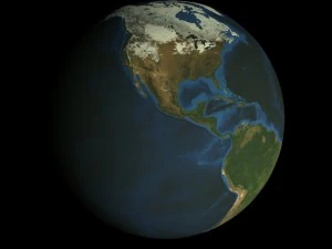 hd animated earth model 3D Model