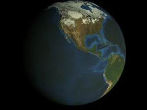 hd animated earth model 3D Model
