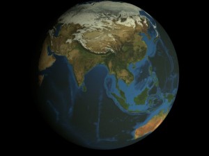 hd animated earth model 3D Model