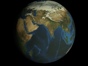 hd animated earth model 3D Model