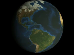 hd animated earth model 3D Model