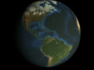 hd animated earth model 3D Model