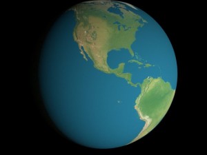 animated 16k earth geographical model 3D Model