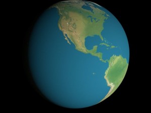 animated 16k earth geographical model 3D Модель