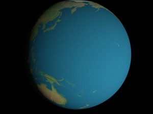 animated 16k earth geographical model 3D Модель
