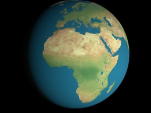 animated 16k earth geographical model 3D Модель