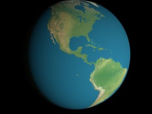 animated 16k earth geographical model 3D Модель