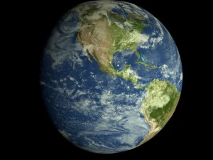 animated realistic hd earth model 3D Model
