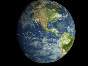 animated realistic hd earth model 3D Model