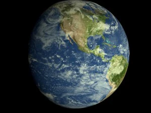 animated realistic hd earth model 3D Model
