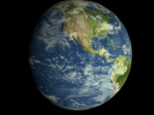 animated realistic hd earth model 3D Model