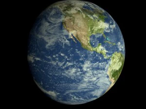 animated realistic hd earth model 3D Model
