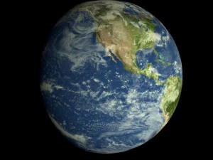 animated realistic hd earth model 3D Model
