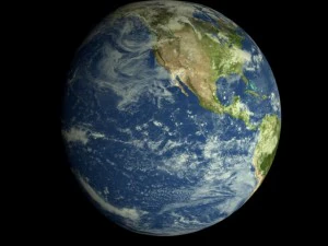 animated realistic hd earth model 3D Model