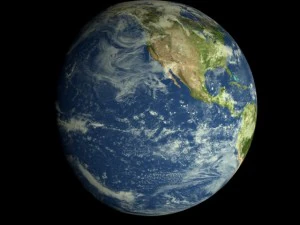 animated realistic hd earth model 3D Model