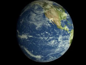 animated realistic hd earth model 3D Model
