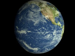animated realistic hd earth model 3D Model