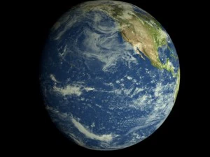 animated realistic hd earth model 3D Model