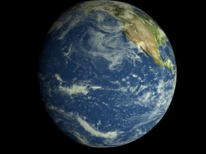 animated realistic hd earth model 3D Model