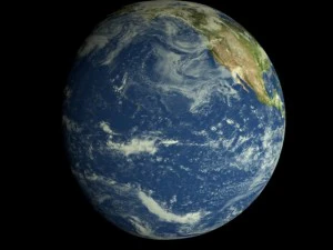 animated realistic hd earth model 3D Model
