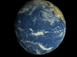 animated realistic hd earth model 3D Model