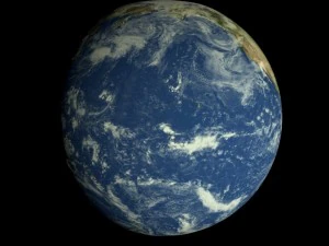 animated realistic hd earth model 3D Model