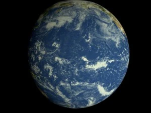 animated realistic hd earth model 3D Model
