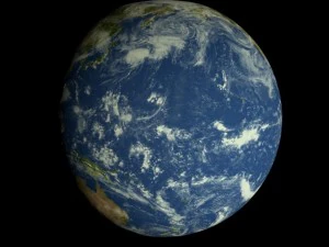animated realistic hd earth model 3D Model