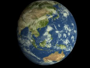 animated realistic hd earth model 3D Model