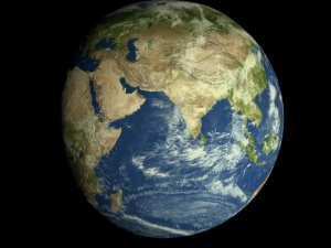 animated realistic hd earth model 3D Model