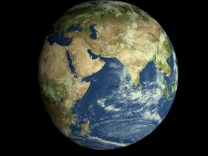 animated realistic hd earth model 3D Model