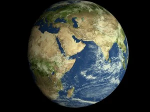 animated realistic hd earth model 3D Model