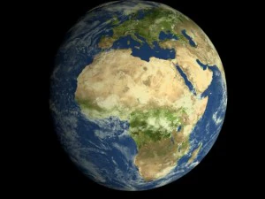 animated realistic hd earth model 3D Model