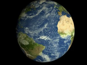 animated realistic hd earth model 3D Model