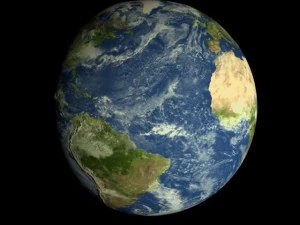 animated realistic hd earth model 3D Model