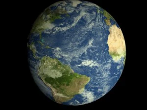animated realistic hd earth model 3D Model