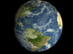 animated realistic hd earth model 3D Model